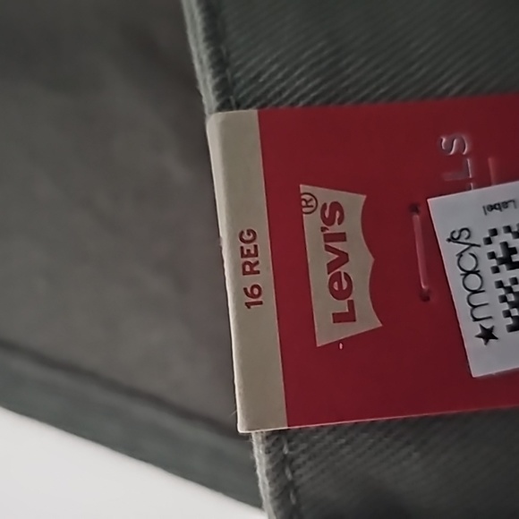 Levi's Shortalls Relaxed fit Stretch 16 Reg Light Green - Picture 5 of 7